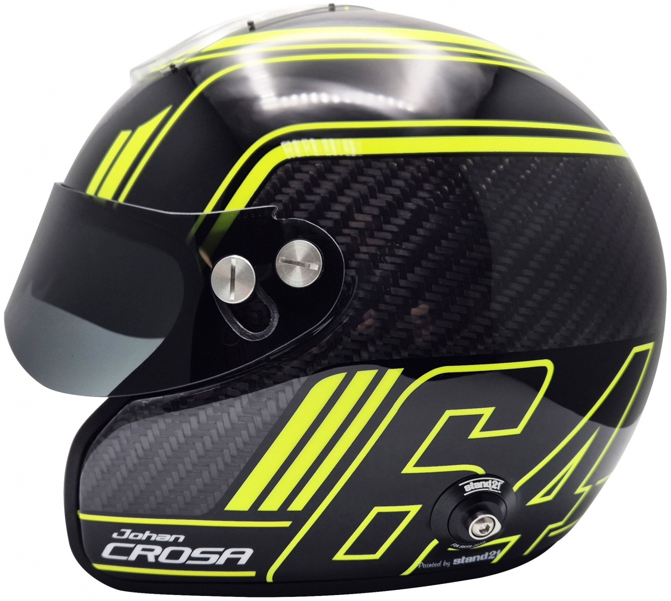 All the models shown on the Stand 21 website or in the Stand 21 catalog and not explicitely described as stock versions are illustrated strictly as examples of the company's expertise and capability and the pictures shown do not imply any violations of any trademarks. Such use of registered trademarks was carried out solely for authorized teams or drivers use and are not for sale to the public.